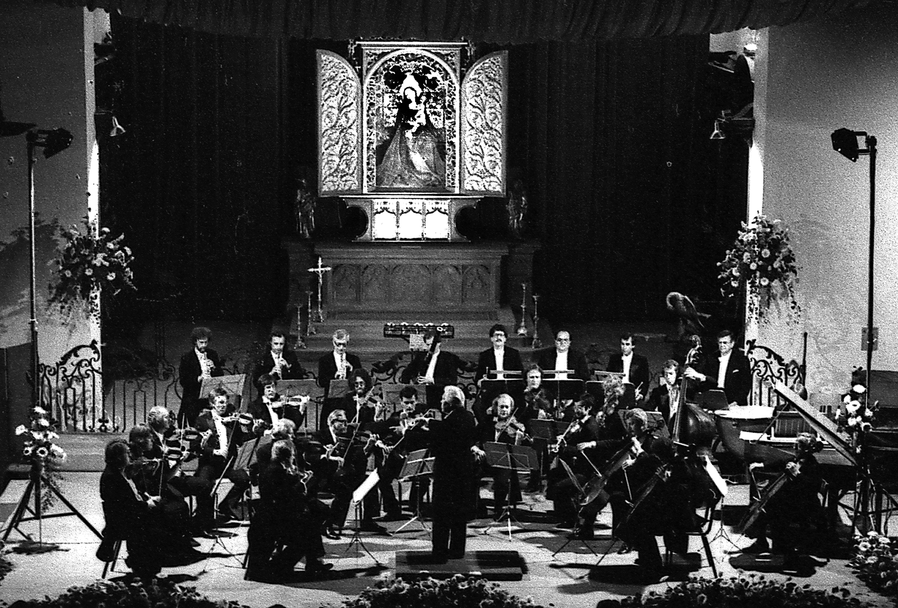 1983, Karl Munchinger dans l'&eacute;glise des Dominicains